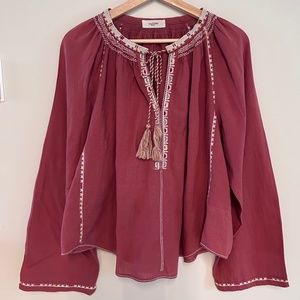 ISABEL MARANT ETOILE Rina embroidered blouse